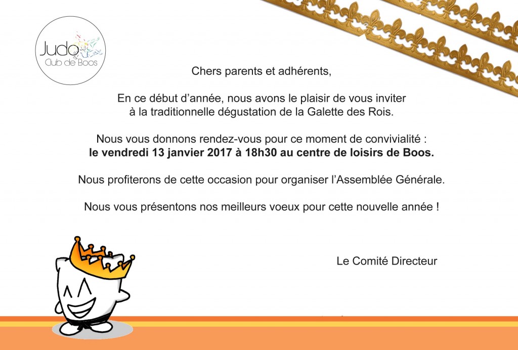 galette des rois 2017 judo club boos 